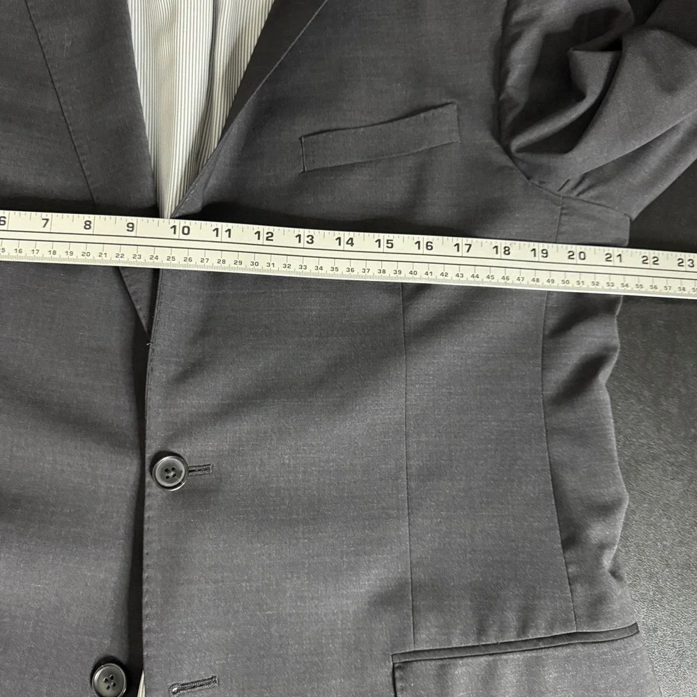 Brooks Brothers Explorer Madison Fit Gray Wool Blazer‎ Jacket Mens 42L